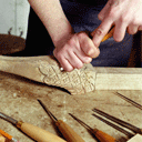 木匠-餐具-木制的